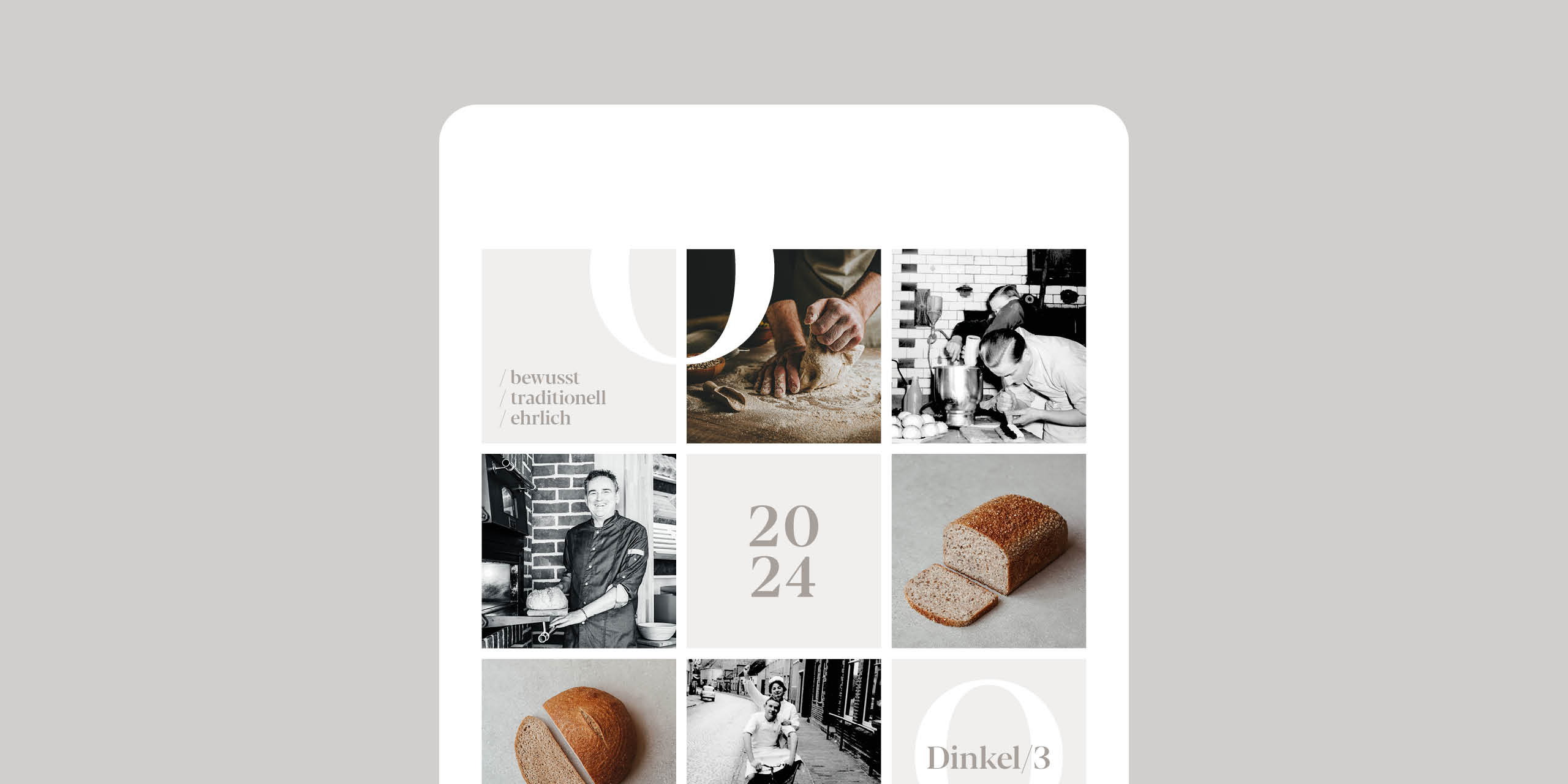 Instagram-Post-Übersicht der Bäckerei Ostendorf