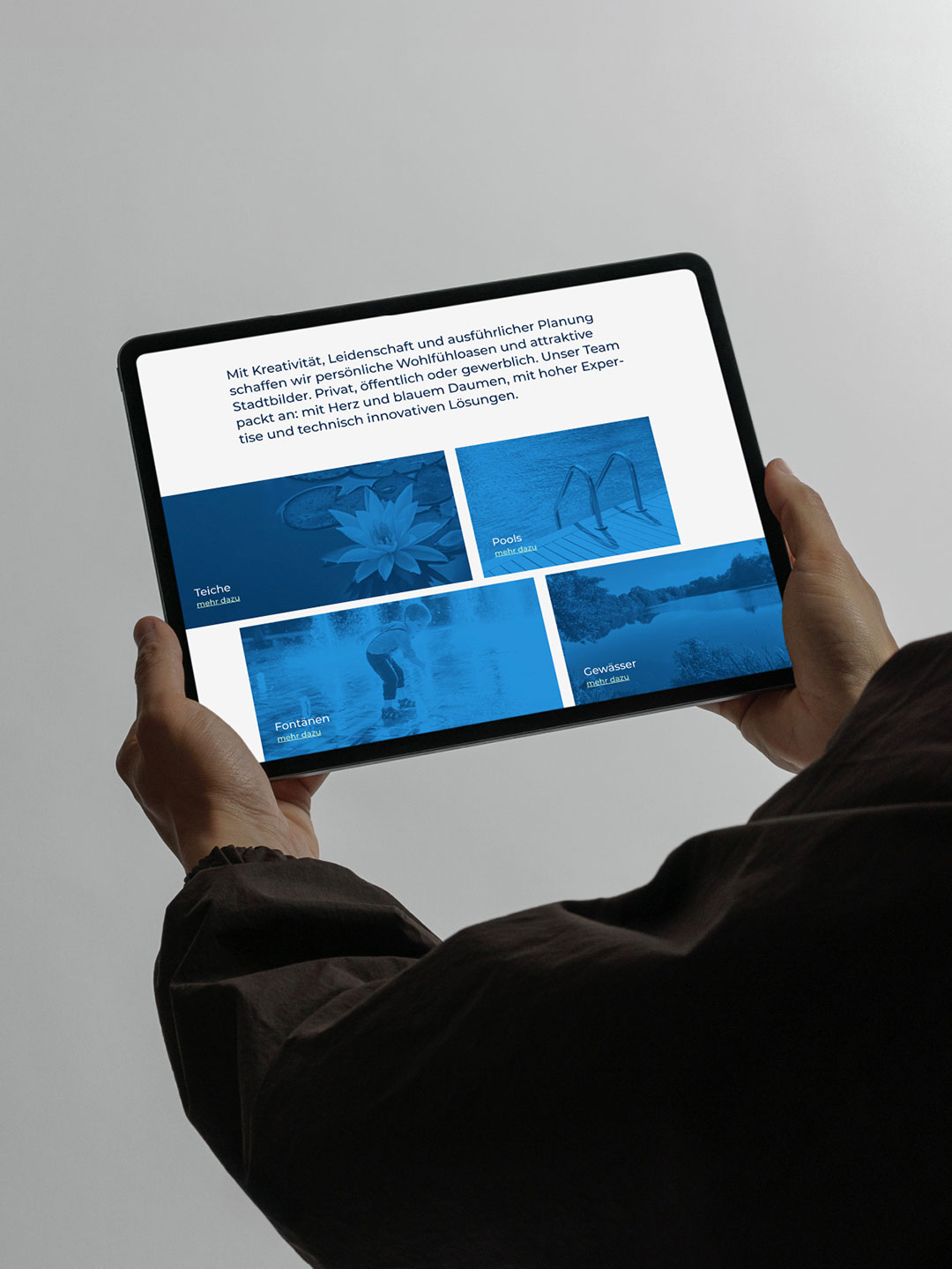 Website-Design für AGM Aqua – modernes UX/UI-Design und Corporate Design