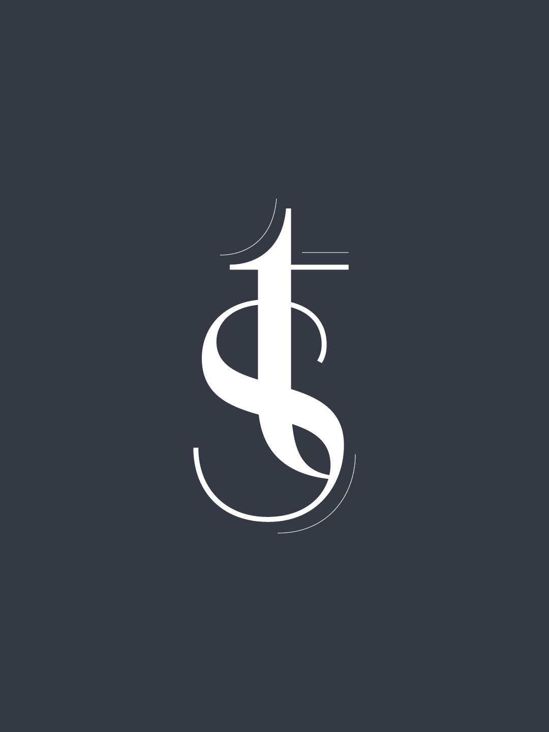 Monogramm-Signet für ST Holding GmbH – individuelles Logo-Design entwickelt von opal